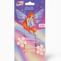 Заколка для волос &laquo;Цветы&raquo; 2 шт, Винкс