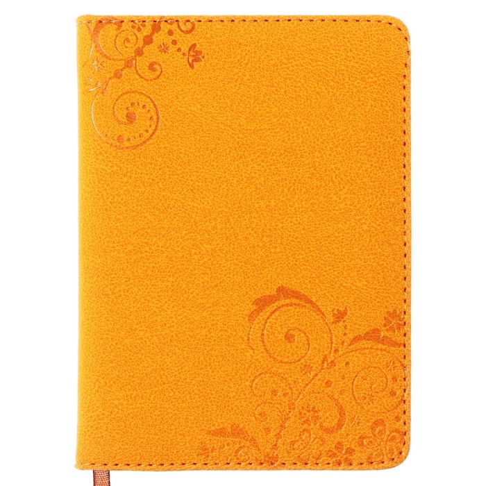 Ежедневник недатированный А6, 100 листов в линейку, обложка пвх, МИКС