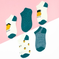 Набор носков KAFTAN "Би Хэппи" 5 пар, р-р 35-38 Набор носков KAFTAN "Би Хэппи" 5 пар, р-р 35-38