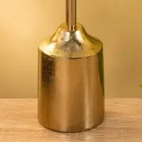 Подсвечник "Доблесть" золотой алюминий 8х8х30 см