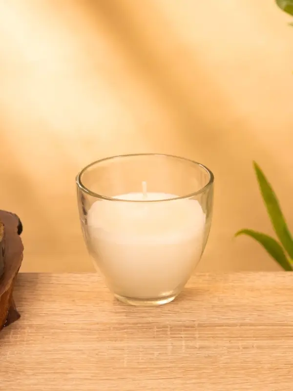 Свеча ароматическая в стакане "SCENTED CANDLE" 100 гр, шелковица+ваниль