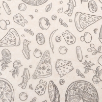 Подпергамент, пищевой &laquo;Пицца&raquo; 0,38 х 5 м