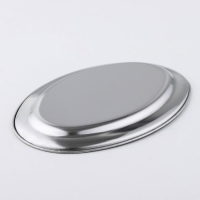 Поднос из нержавеющей стали, 21,5&times;15&times;1,5 см