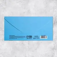 Конверт для денег &laquo;С Днем Рождения&raquo;, 2000 рублей, частичный УФ-лак, 16,5 &times; 8 см