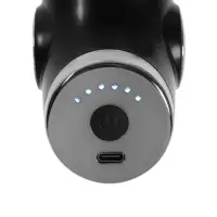 Массажёр для тела LEM-02, перкуссионный, 4 насадки, 6 режимов, 1800-3200 об/мин