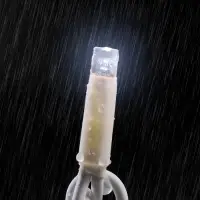 Гирлянда &laquo;Занавес&raquo; 2 &times; 3 м, IP65, УМС, белая нить каучук, 600 LED, свечение белое, 220 В