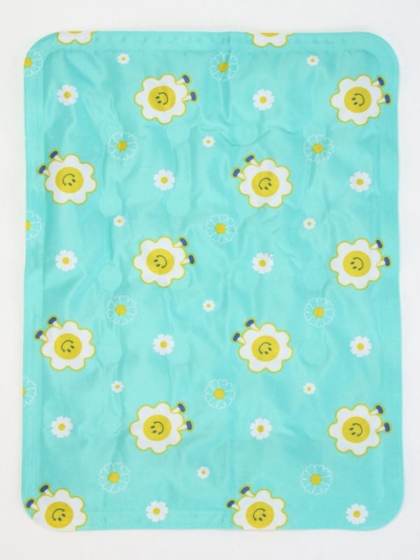 Коврик охлаждающий (гель), 40 х 30 см, ромашки