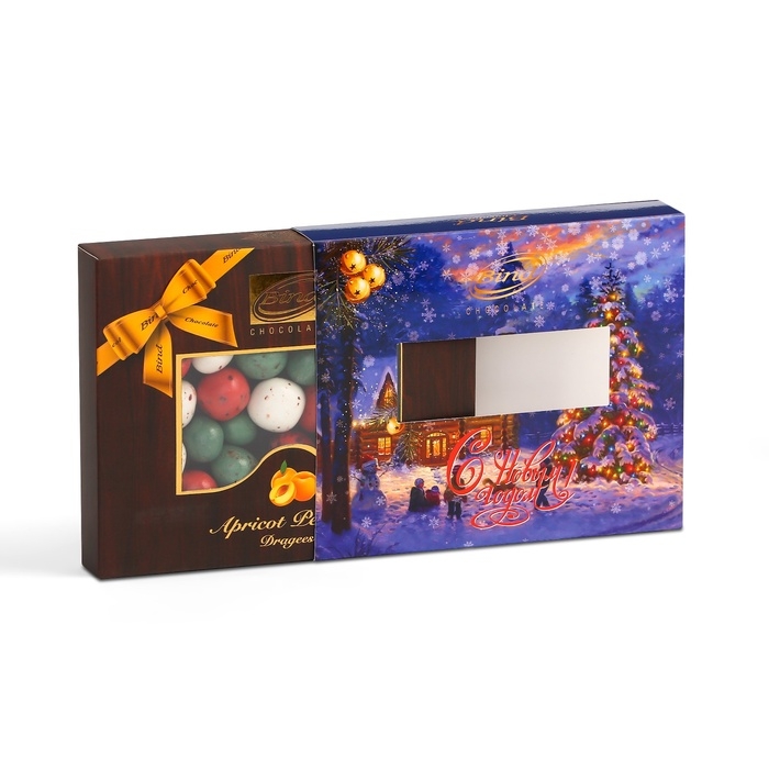 Шоколадное драже Bind, абрикос, 100 г