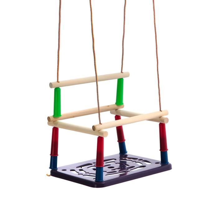 Качели подвесные, пластмассовые, сиденье 33&times;22см