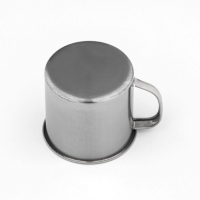 Кружка Доляна &laquo;Мэйли&raquo;, 250 мл, d=8 см, толщина 0.33 мм, нержавеющая сталь, хромированная