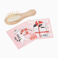 Подарочный набор новогодний "Merry catmas" полотенце и акс Подарочный набор новогодний "Merry catmas" полотенце и акс