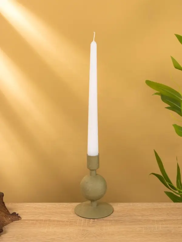 Подсвечник на 1 свечу "Кипарис" с 1 сферой 7,5х7,5х11,5 см