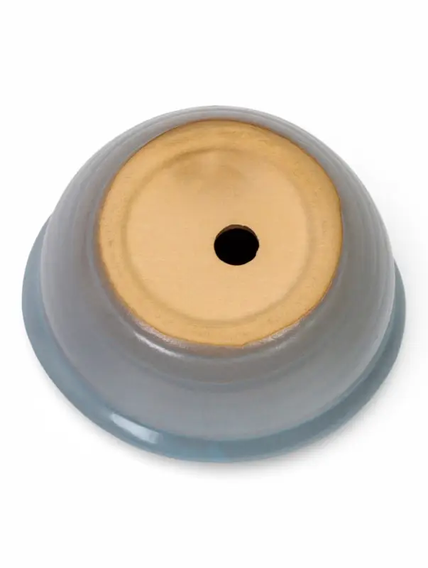 Декоративный горшок для цветов &laquo;Сатурн&raquo;, 6&times;8.8&times;8.5 см, керамический, голубое, Greengo