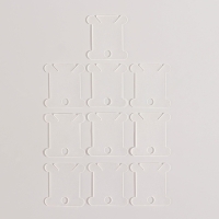 Набор для вышивания крестиком: канва без рисунка 30 &times; 20 см, нитки 20 шт, пяльцы d = 18 см, иглы 6 шт, шпульки 10 шт, цвет МИКС