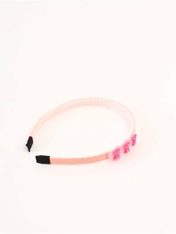 Ободок для волос розовый, Минни Маус