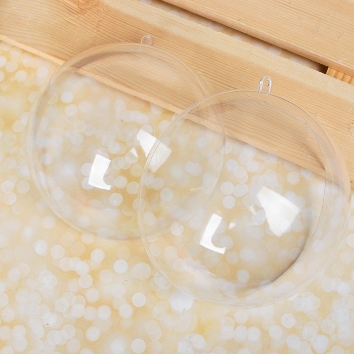 Заготовка - подвеска, раздельные части &laquo;Шар&raquo;, диаметр собранного: 12 см