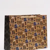 Пакет ламинированный &laquo;Мужской паттерн&raquo;, XL  49 &times; 40 &times; 19 см