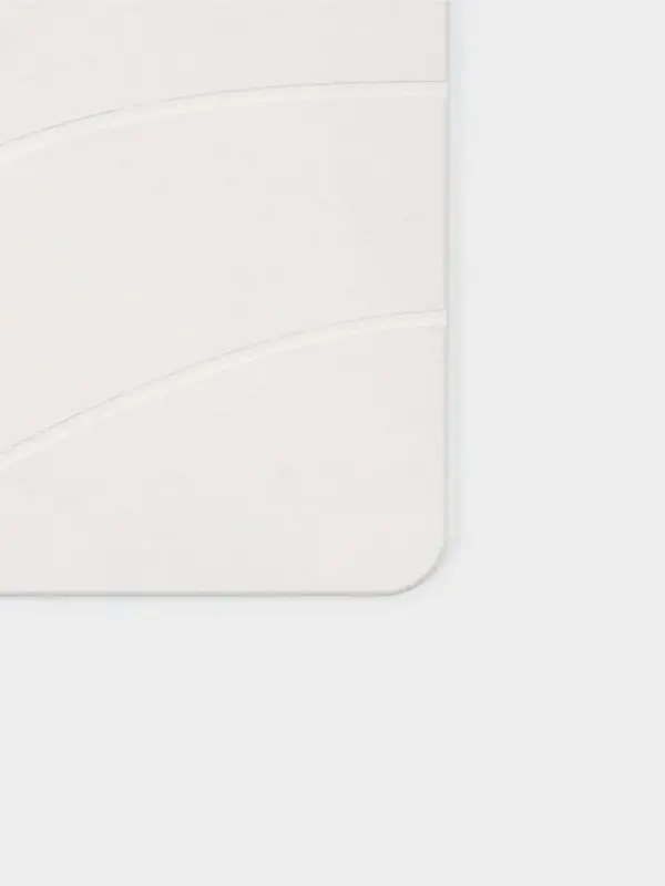 Коврик из диатомитового камня SAVANNA, 40х60 см, толщина 1 см, цвет белый