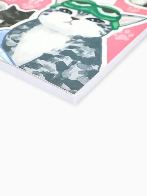 Ежедневник А5, 64 листа в точку, мягкая обложка "Котики"