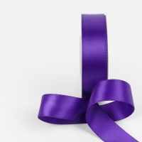 Лента атласная двухсторонняя №0470 25мм*25&plusmn;1м фиолетовый TR
