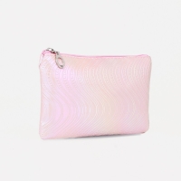 Набор косметичек 2 в 1 на молниях, цвет розовый Набор косметичек 2 в 1 на молниях, цвет розовый