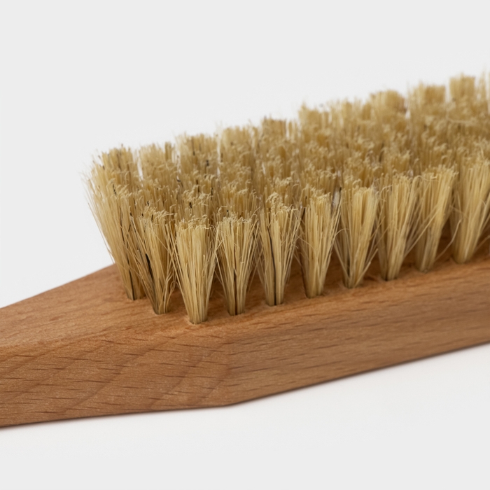 Щётка для обуви SAVANNA, 21×3,5 см, 59 пучков, натуральный волос Щётка для обуви SAVANNA, 21×3,5 см, 59 пучков, натуральный волос