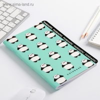 Блокнот софт-тач Panda, А5, 48 листов