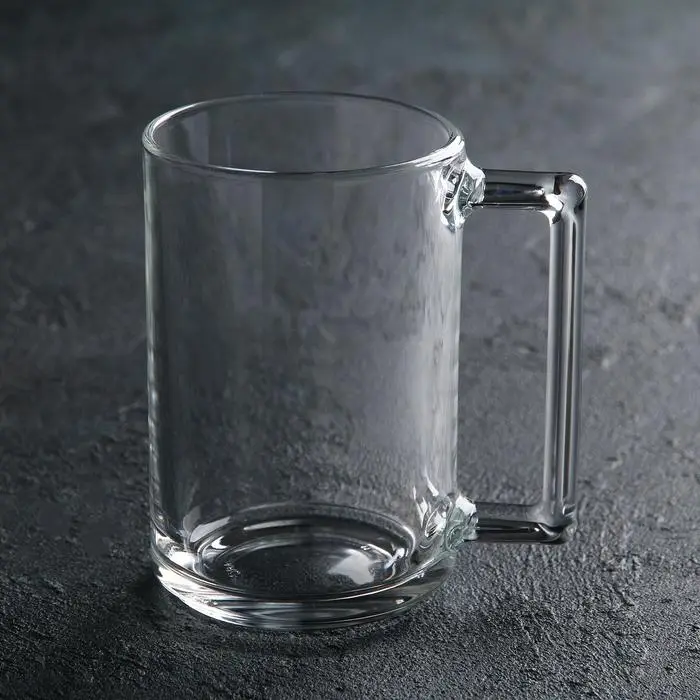 Кружка стеклянная &laquo;Фитнес&raquo;, 320 мл