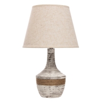 Настольная лампа "Юнона" Е14 40Вт бежевый 25х25х41см Настольная лампа "Юнона" Е14 40Вт бежевый 25х25х41см