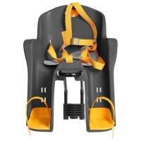 Велокресло переднее BG-6, крепление на раму, цвет тёмно-серый