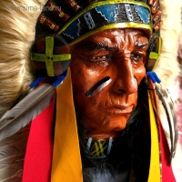 Панно "Индеец Котори" 40х15х60 см, МИКС