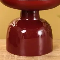 Подсвечник на 1 свечу "Сливовый" глянцевый 10х10х9 см