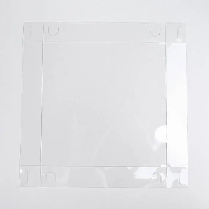 Коробка для кондитерских изделий с пластиковой крышкой &laquo;С Новым годом&raquo;, 15 х 15 х 3 см