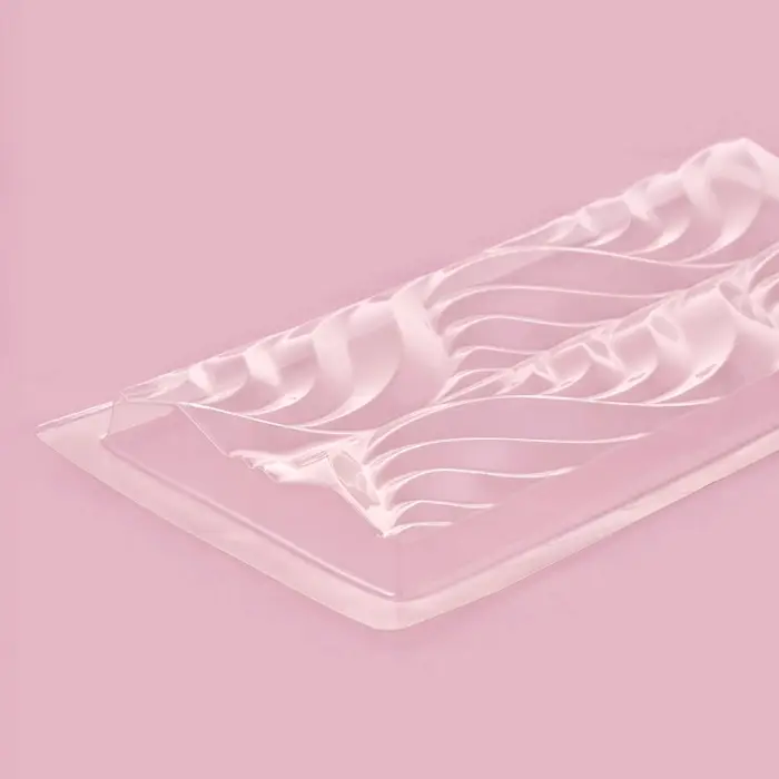 Форма для шоколада &laquo;Перья&raquo;, пластик, 20,5&times;10,5&times;1,5 см, прозрачная