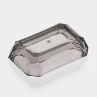 Набор для ванной "Кристалл" 4 предмета (дозатор, 2 стакана, мыльница)