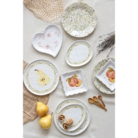 Тарелка керамическая &laquo;Летний день&raquo;, 21.5 см, цвет белый