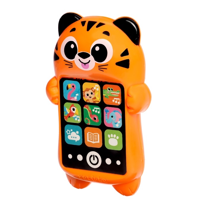 Музыкальный детский телефон &laquo;Забавный тигруля&raquo;, русская озвучка