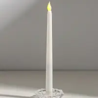 Подсвечник стекло на 1 свечу "Цветок-звезда" прозрачный d=2 см 8,8х8,8х2 см