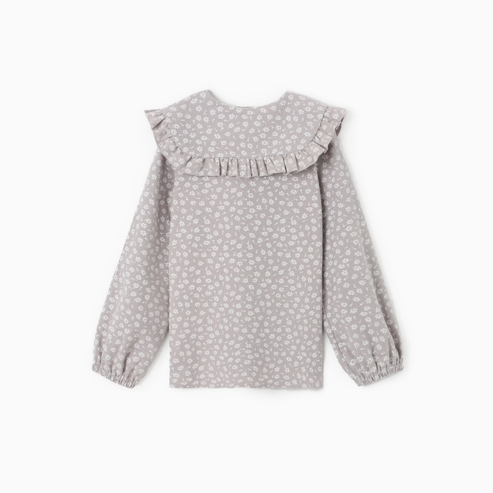 Рубашка для девочки из фланели KAFTAN размер 38 (146-152 см), серый