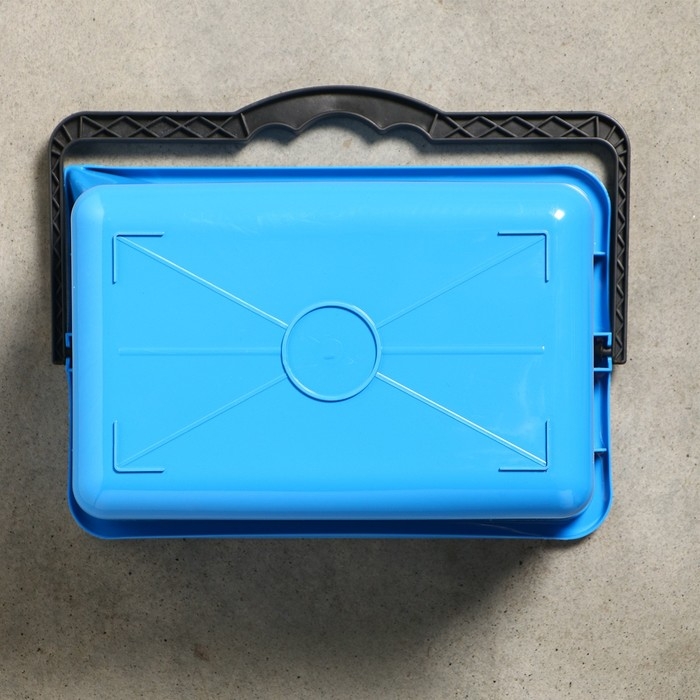 Ведро малярное, 8 л, пластик, МИКС голубого