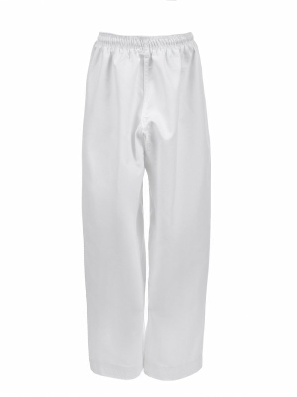 Добок (кимоно) для Тхэквондо, белый, черно-красный ворот, детский, размер 140