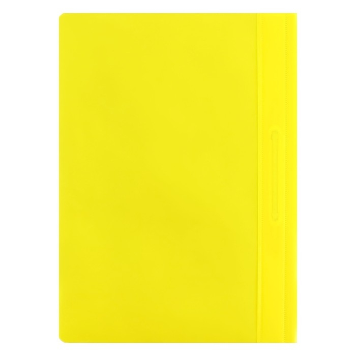 Набор папок-скоросшивателей А4, 5 штук, Calligrata, 180 мкм, с прозрачным верхом, жёлтый