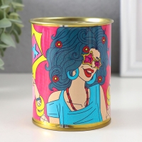 Подарочные носки в банке «Из 90-х», (внутри носки женские, цвет белый) Подарочные носки в банке «Из 90-х», (внутри носки женские, цвет белый)