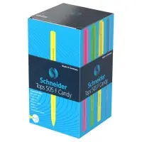 Ручка шариковая Schneider "Tops 505 F Candy", узел 0.8 мм, синие чернила, яркий корпус, неон МИКС