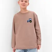 Термоаппликация &laquo;Трактор&raquo;, 5.3&times;4.3 см, синяя