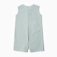 Комбинезон детский без рукавов MINAKU, цвет серо-зеленый, рост 80-86 см