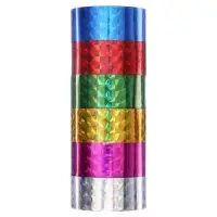 Клейкая лента голографическая 18 мм &times; 10 м, МИКС