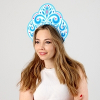 Новый год! Карнавальный кокошник &laquo;Зимняя королева&raquo; из фетра, с нанесением