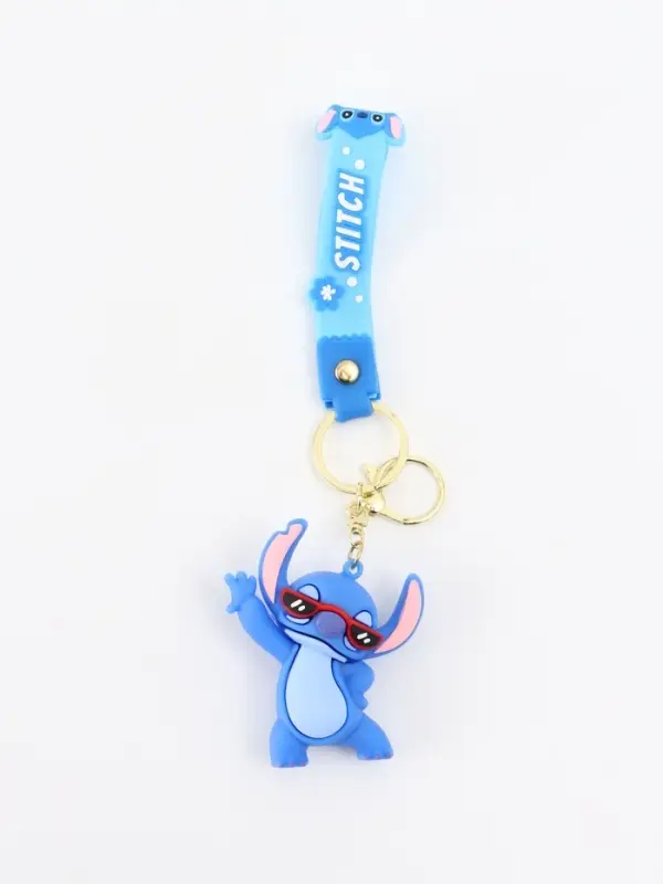 Брелок "Стич в очках", 8 см