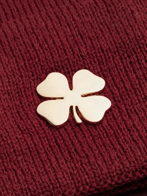 Шильдик &laquo;Счастливый клевер&raquo;, золотистый